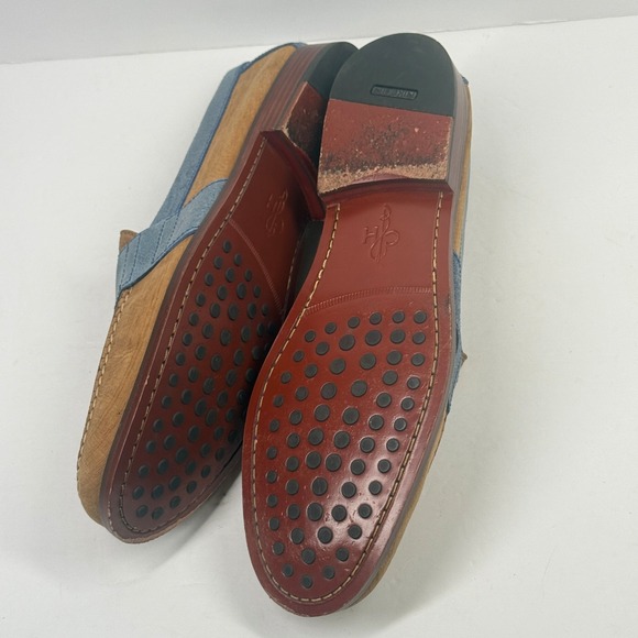 Cole Haan Monroe Penny Loafer Slip On Cognac Nubuck Leather Comfort Size 14M main image 4